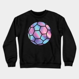 Holographic abstract soccer ball Crewneck Sweatshirt